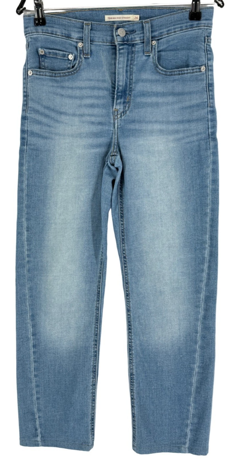 LEVIS STRAUSS & CO Jeans De Pierna Recta De Tiro Alto Para Mujer Talla W26 L26