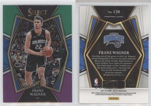 2021 Panini Select Premier Level Green White Purple Prizm Franz Wagner Rookie RC