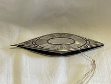 Antique Art Deco Sterling Silver Tatting Shuttle N&H Sewing Tool