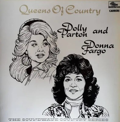 Dolly Parton And Donna Fargo Queens Of Country NEAR MINT sundown Vinyl LP