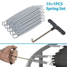 17.8cm/7Inch Trampoline Springs Hook to Hook - Heavy-Duty Galvanised Replacement