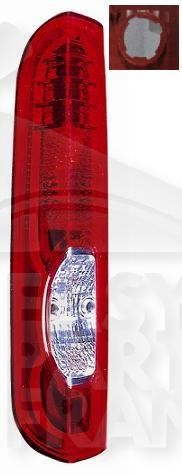 Feu Arrière Gauche Pour Opel Vivaro (2006-2014) - Prise 4 Trous - Neuf D'origine - Compatible Références OEM Multiples