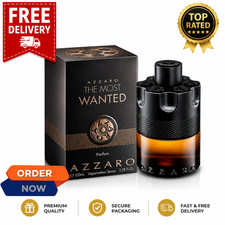Azzaro The Most Wanted 3.38 oz./ 100 ml. Parfum EDP Spray for Men New in Box