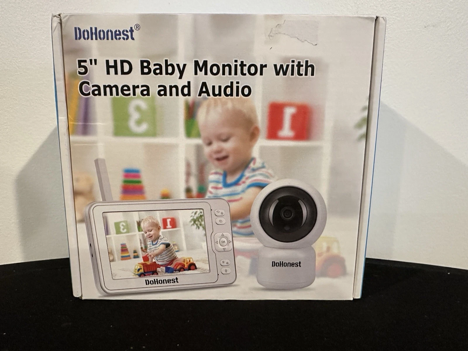 DoHonest 5'' HD Baby Monitor Camera Two Way Audio 110° View Angle