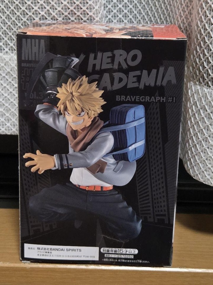Figurine My Hero Academia Katsuki Bakugo Bravegraph Vol 3 - Jeux & Jouets