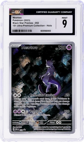 2023 Pokemon SV Black Star Promo 151 Ultra Premium Collection Mewtwo #052 CGC 9