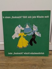 Vintage Pappschild 50er Jahre Werbung Reklame Bauknecht