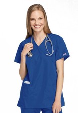 Royal Cherokee Scrubs Workwear Originals Mock Wrap Top 4801 ROYW