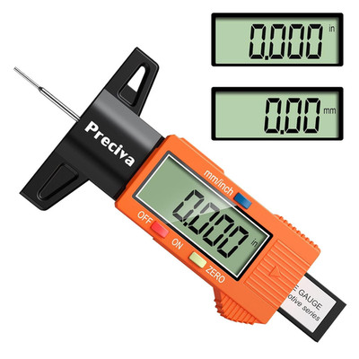 Reifenprofiltiefenmesser, 0-25,4 mm/Zoll Digital Tire Checker UK, Reifenoberfläche Me