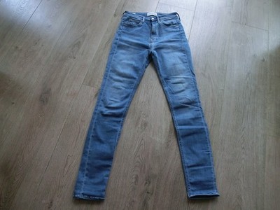 CALVIN KLEIN High Rise Skinny Jeans Hose W28 L32 in blau