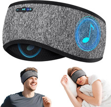 Sleep Headphones Bluetooth 6.0 Headband, 20H Playtime Headband Headphones with H