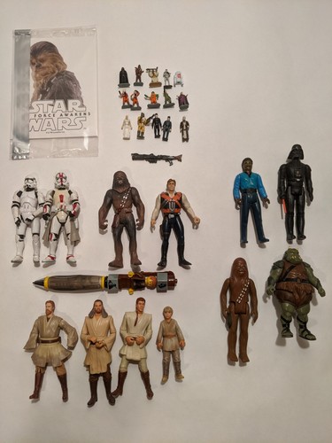 Lot Vintage Star Wars Action Figures Micro machine Lego 1977 Episode 1 VADER