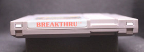 Nintendo NES Breakthru Cartridge Tested & Working w/ Manual & Dust Cover 1987