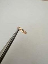 14K Gold Filled Hammered and Patterned Ring Three Sizes Available: 6, 7, 8 - 1