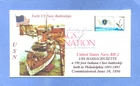 USS MASSACHUSETTS BB-2 Spanish-Amer War Battleship Color Photo FDC DCP PM
