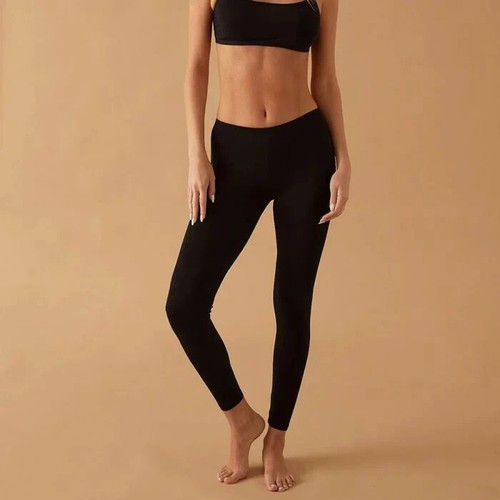 leggings JADEA cotone estivo traspirante elasticizzato Tg XL colore blu art.4265 - Foto 2 di 2