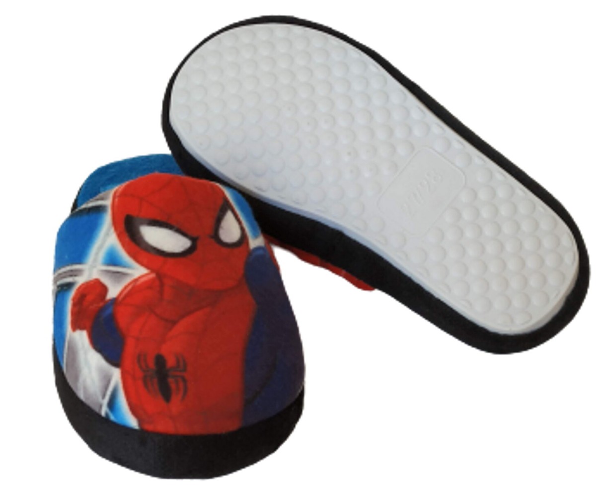 Spiderman Uomo Ragno Pantofole Ciabatte Bambino da Camera in Caldo