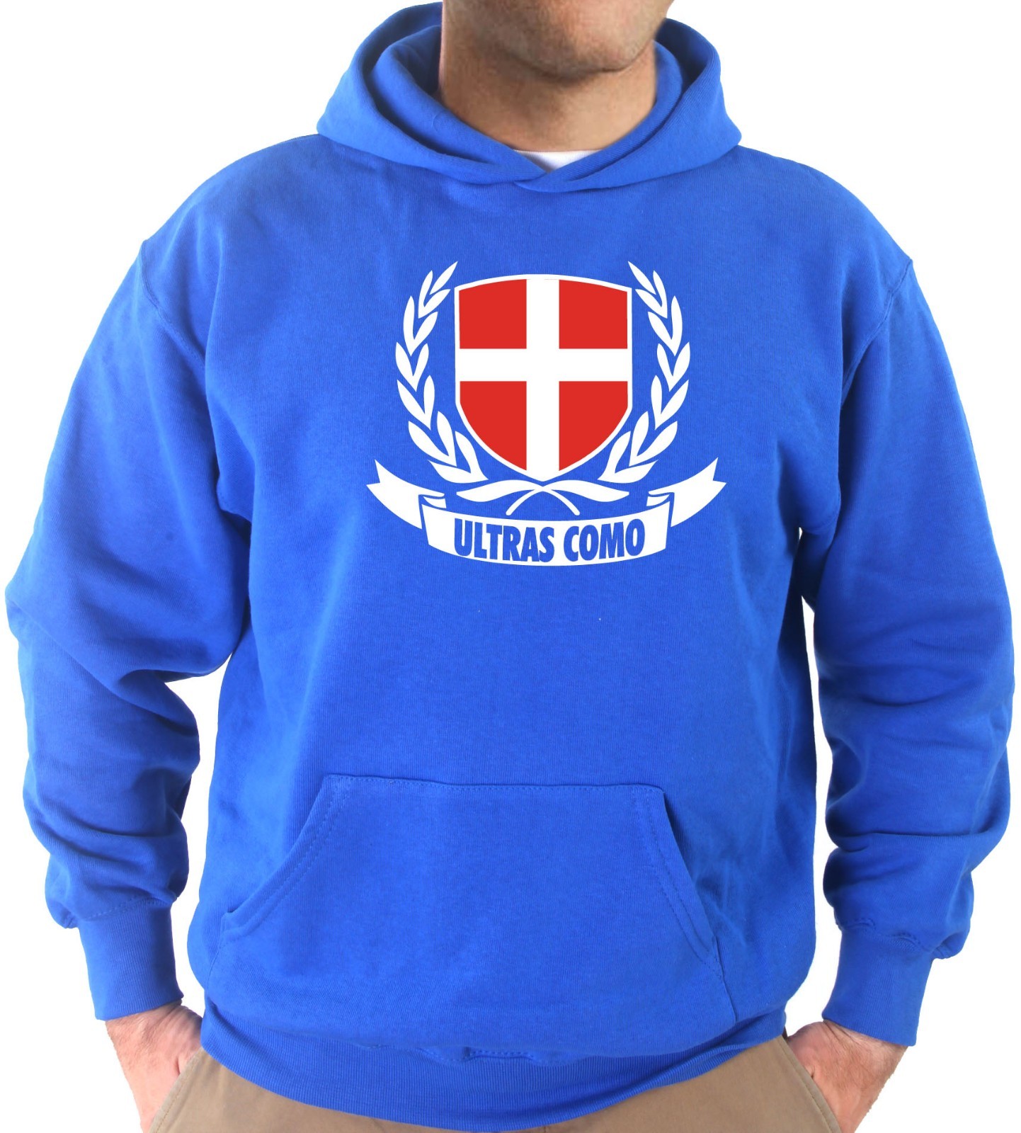 Sweat à Capuche Marseille - Brodé Armoiries Phocéen Et Ultra 13 Supporteur Om 879748
