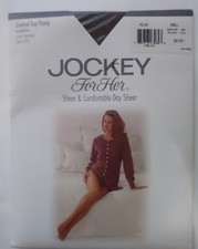 JOCKEY For Her Pantyhose Sheer  Comfortable Size Small Style 1952 Mocha Lycra