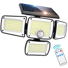 346 LED Solar Power Light Outdoor Garden PIR Motion Sensor Security Flood Lamp