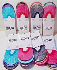 Jacques Moret Women's Canoe Socks 3 Pair Pack Size 9-11 Lot Of 2 Packages