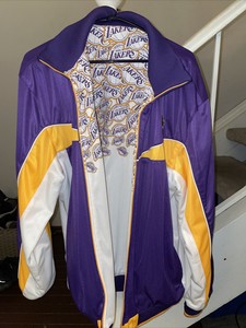 lakers zip up jacket
