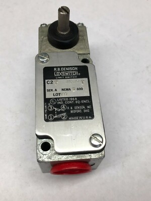 Limit Switch, 1NC & 1NO, holds recent position until pushed other way, NEW
