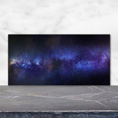 Planche à découper verre Paysage spatial avec des étoiles