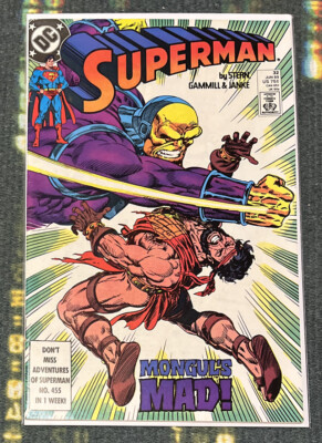 Superman #32 DC Comics 1989 Sent In A Cardboard Mailer