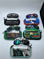 Boys Sunglasses and Case Set for Toddlers Ages 3 
