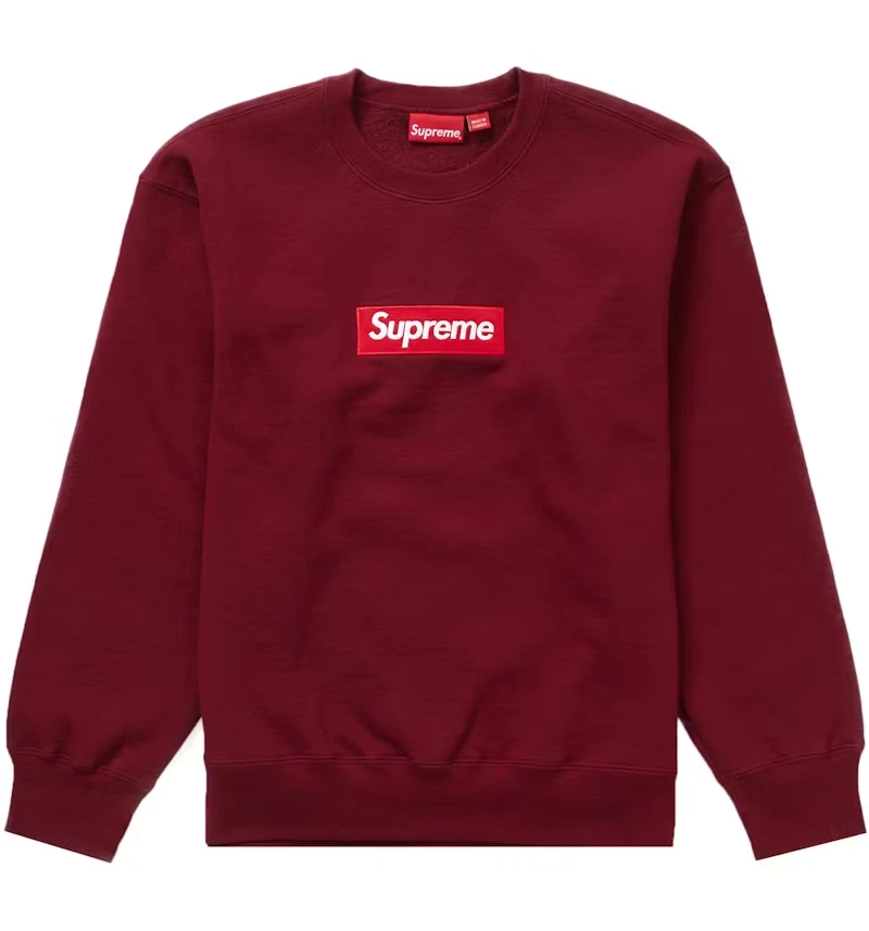 Logo Supreme Box col rond rouge cardinal (FW22) petit neuf envoi rapide