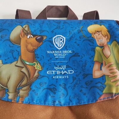 Scooby Doo Etihad Airway Bordgeschenk Warner Bros World Kinderrucksack 32 cm
