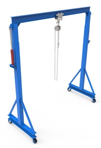 gantry crane plans telescoping ton professional diy