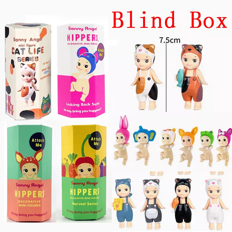 Sonny Angel Hippers Blind Box Lying Down Angel Series mini Anime Figures Toys