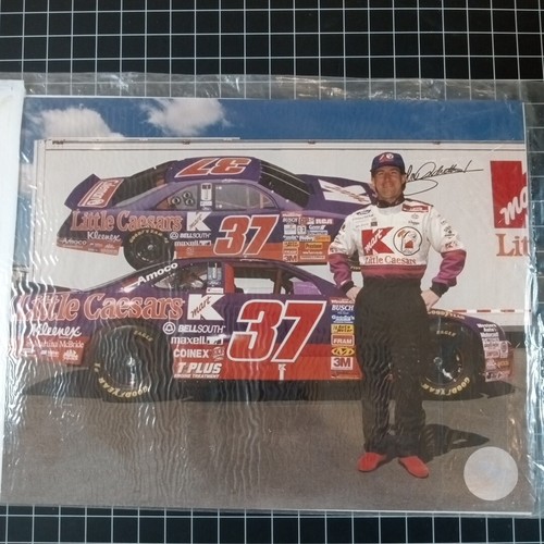 Racing Reflections R/R 8x10 John Andretti Little Caesars 37 NASCAR Kmart NIP NOS