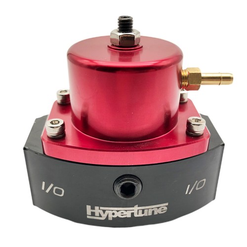 Aluminum E85 Adjustable Return EFI Bypass Fuel Pressure Regulator 15-65 PSI Red - Picture 6 of 11