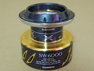 NEW SHIMANO 13 STELLA SW 6000 6000 GENUINE SPARE SPOOL fit NEW SHIMANO 13 STELLA SW 6000 6000 GENUINE SPARE SPOOL fit