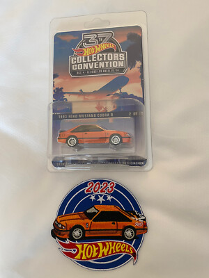 2023 Hot Wheels 37th LA Convention '93 Mustang Cobra Fox Body and 2023 Hot Wheels 37th LA Convention '93 Mustang Cobra Fox Body and
