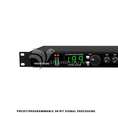 110-220V 24Bit Reverb DSP Processor Digital Equalizer w/ 200 Programs GAX-4II