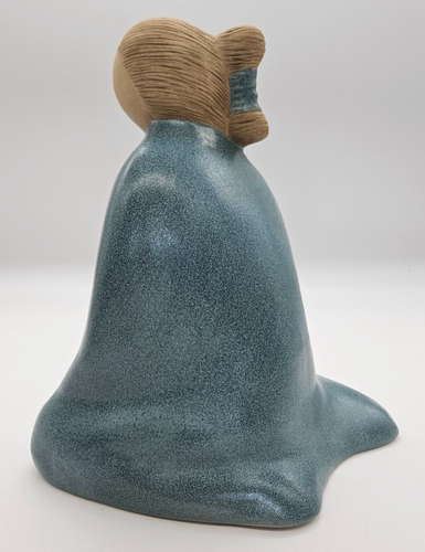 Jack Black Navajo Pottery Woman Kneeling Sculpture 1984 Signed 8.5" x 10" - Picture 3 of 7