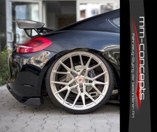 CUP Diffusor Seiten Ansätze SET für Porsche Cayman MK2 981 Coupe Flaps Heck REAR