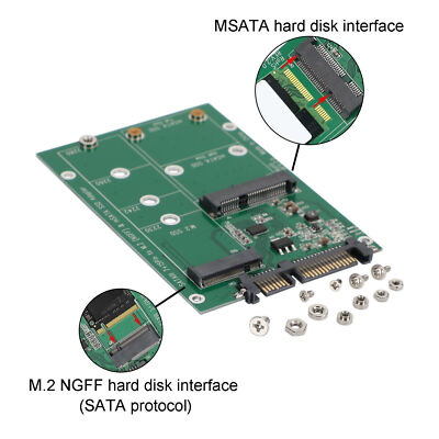 M.2 NGFF mSATA SSD Laufwerk zu SATA 3 Adapter PCI-E Karte Board Konverter