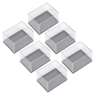 BENECREAT 10Pcs Square Specimen Display Case