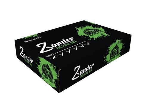 Major Fish Sandre Tactical Boîte 36- Pièces Poissons Caoutchouc Lot Accessoire - Photo 3/7