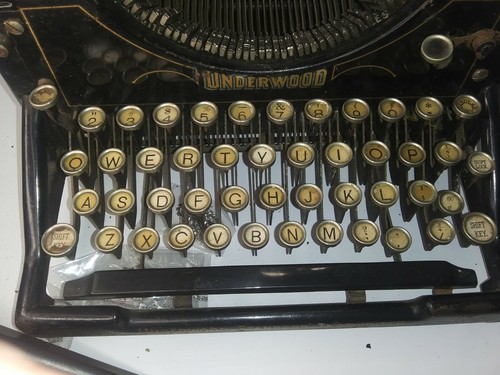 Antique 1915 Underwood Standard Typewriter No 5 - Picture 2 of 8