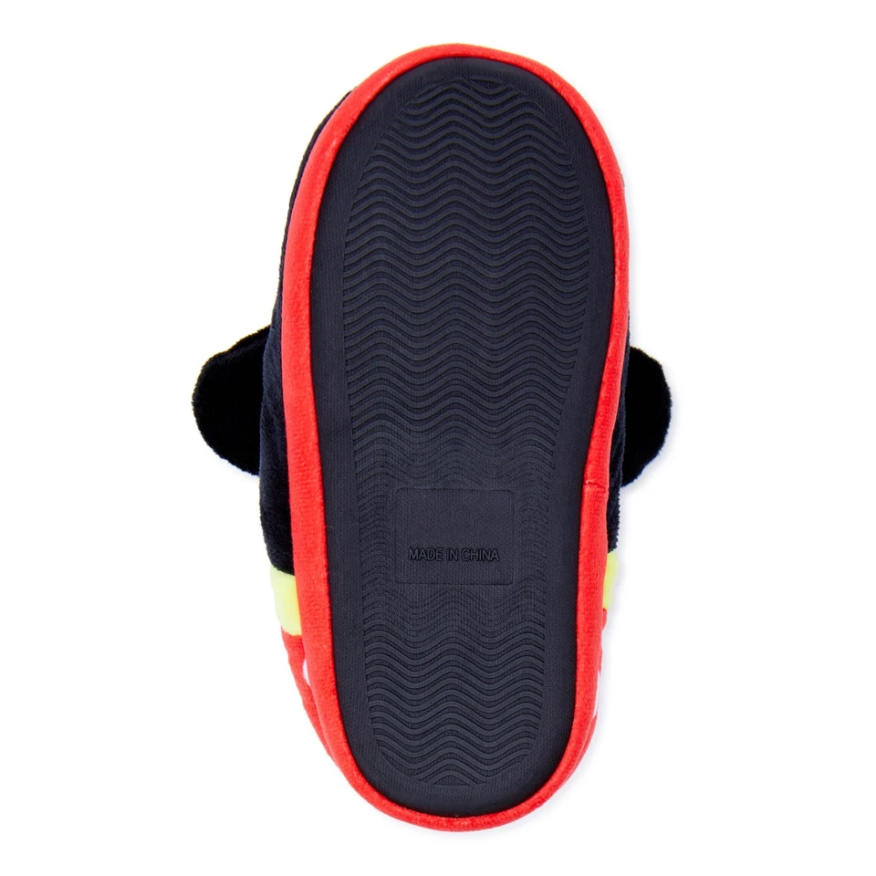 Zapatillas inferiores de goma de felpa MINNIE MOUSE DISNEY con lazo para niños pequeños talla 9-10 nuevas con etiquetas Foto 4 de 4