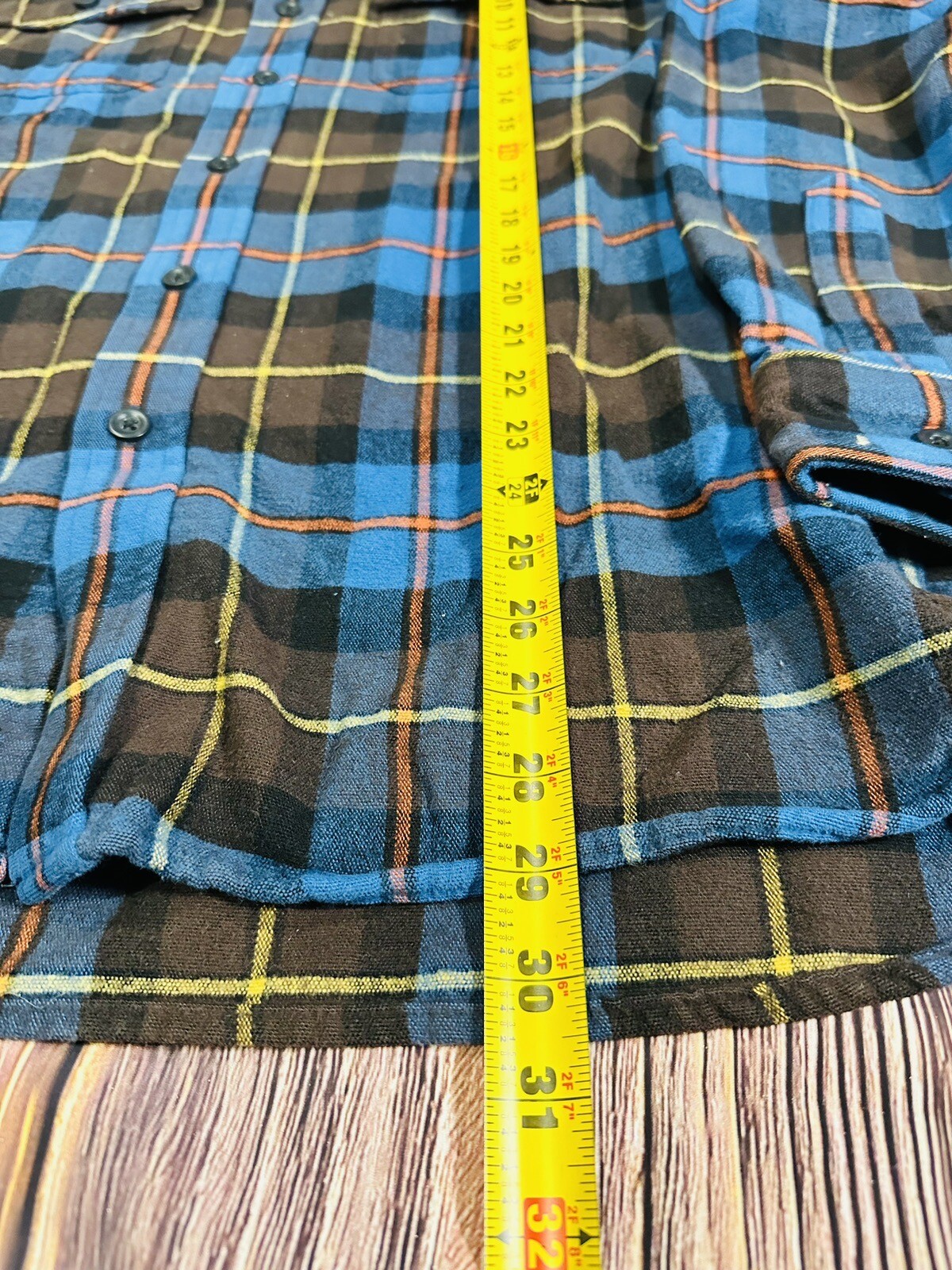 LL Bean Mens Flannel Shirt Multi Color Plaid 100 Cotton Long Sleeve