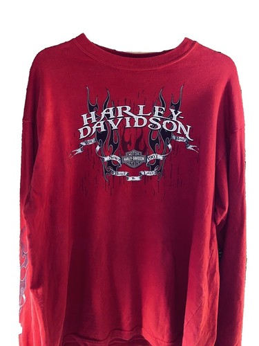 Vintage 80s 3D Emblem Harley Davidson EasyRiders Shirt Thermal