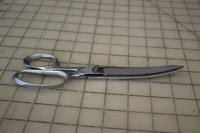 Clauss Stainless Steel Curved 8'' Collectabiles Vintage Pet Trimmng Sissors