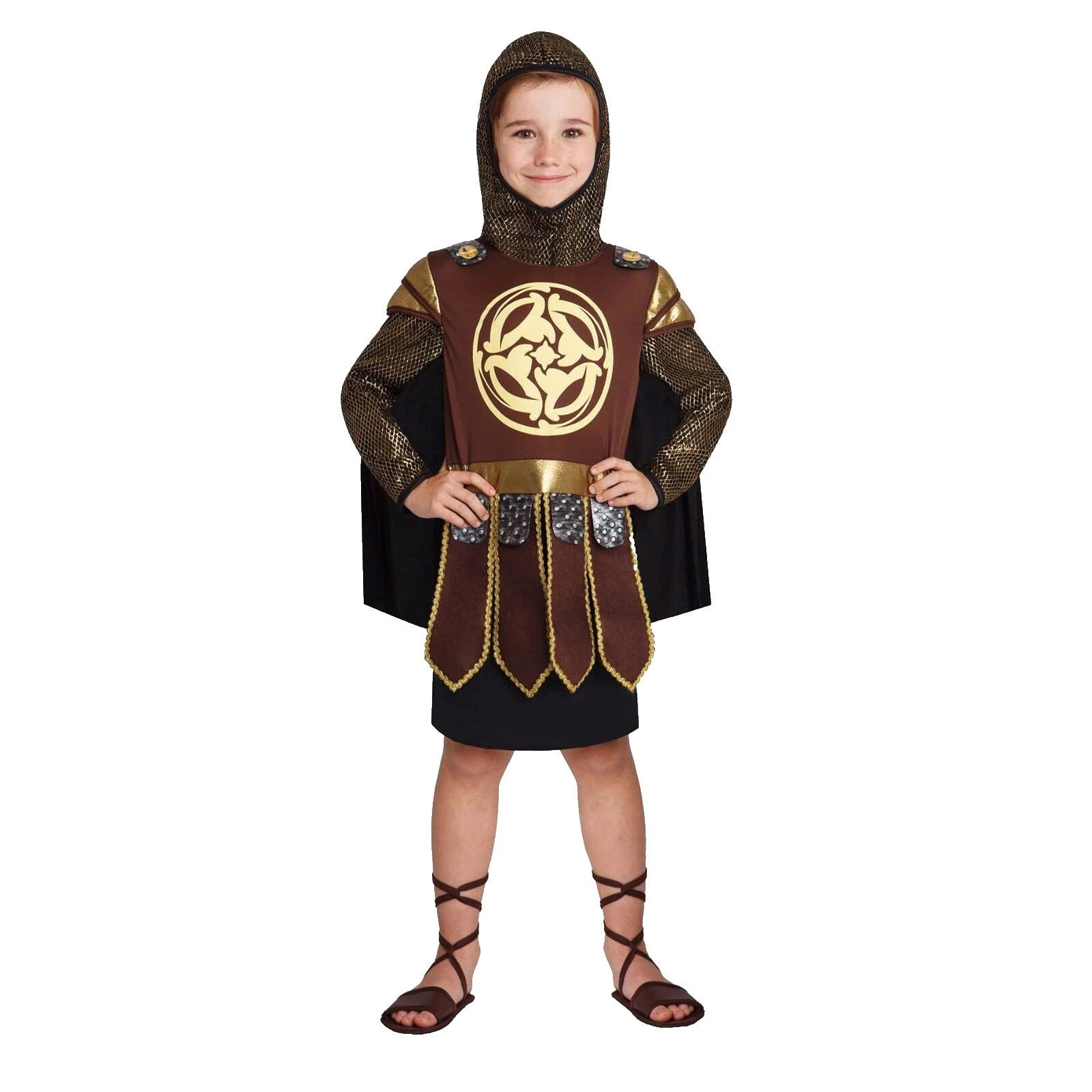 Capa de poliéster Knight disfraces para niños